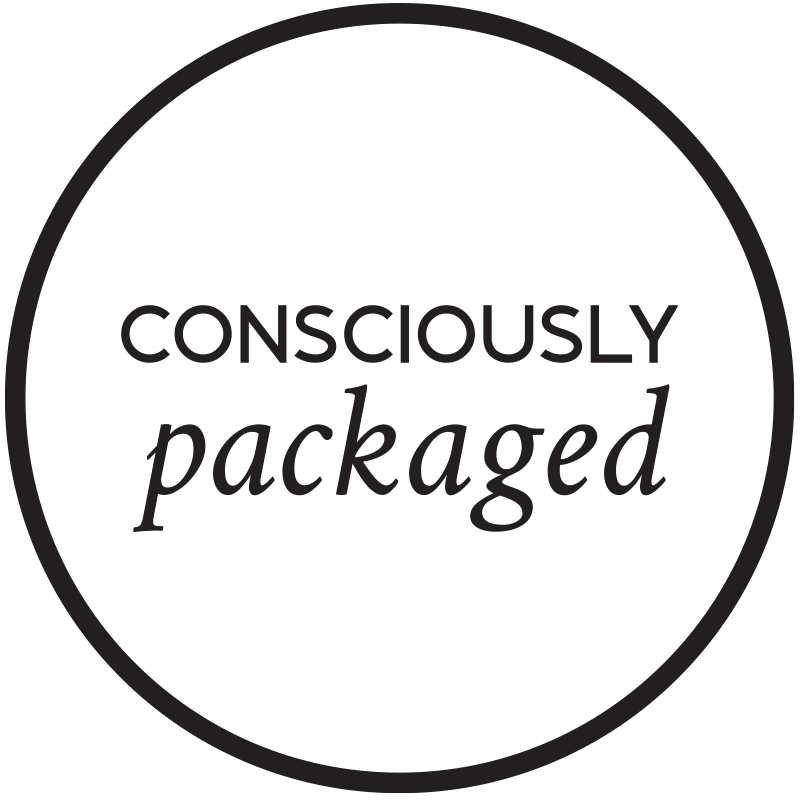 Consciously Packaged Badge